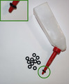 12 Ersatzdichtring Nullring O-Ring MEM Injektionstrichter Trockene Wand Trichter