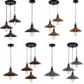 Industrielle Pendelleuchte LED Hängeleuchte Metall E27 Vintage Pendellampe 240V