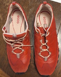 ECCO DAYLA Damenschuh, rot, Gr. 41, Leder, neuwertig, mit Comfortsohle