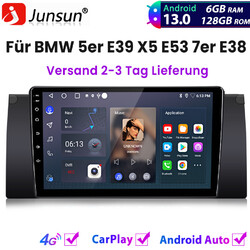 Für BMW 5er E39 X5 E53 7er E38 Carplay Android13 Autoradio GPS NAVI DAB+ 6+128GB
