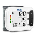 SEJOY Blutdruckmessgerät Handgelenk LCD Vollautomatisch Pulsmessung Blutdruck DE