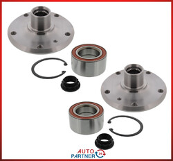 2x RADLAGER-SATZ RADNABE HINTEN passend für BMW 3er E36 E46 316-328