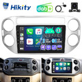 DAB+ 2+64GB CarPlay Android Radio Für VW Tiguan 5N 07-11 Golf Plus GPS Navi WIFI