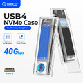 ORICO M.2 NVMe SSD Gehäuse 40Gbps USB C M2 Externe Adapter für Thunderbolt 4/3
