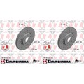 2x ZIMMERMANN SPORT BREMSSCHEIBEN 297mm GELOCHT VORNE passend für MAZDA CX-5