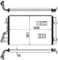 MAHLE AC 697 000S Kondensator, Klimaanlage für KIA