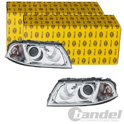 2x HELLA HALOGEN SCHEINWERFER SATZ passend für VW PASSAT LINKS+RECHTS