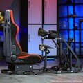 Dardoo Racing Simulator Cockpit mit Sitz und Monitorständer Passend für Logitech