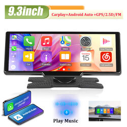 9.3 Zoll 2K Wireless Apple CarPlay Android Auto Touchscreen Auto Tragbares Radio