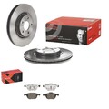 brembo BREMSSCHEIBEN + XTRA BELÄGE VORNE passend für VOLVO C30 V40 S40 V50 C70
