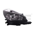 Scheinwerfer links Schwarz H1/H7/H7 mit Abbiegelicht für Renault Clio III BR0/1