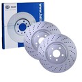 2x HELLA PAGID BREMSSCHEIBEN Ø360mm VORNE passend für MERCEDES CLS E-KLASSE S-KL