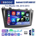 Für Mazda 3 BL 2010-2013 CarPlay Autoradio Android13 GPS NAVI 8 Kerne 4G 6G+128G