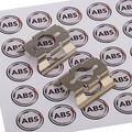 2x A.B.S. 1600Q Zubehörsatz Scheibenbremsbelag Hinten für FIAT DUCATO Bus (230)