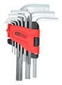KS Tools Innensechskant-Winkelstiftschlüssel-Satz, im Klapphalter, 9-teilig 1...