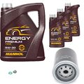 BOSCH Ölfilter 8 L MANNOL Energy Premium 5W-30 für Nissan Laurel 2.8 D