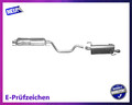 Auspuffanlage für Opel Meriva A 1.8 92KW Auspuff Endtopf Mitteltopf