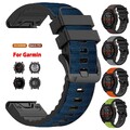 Quick Fit Nylon/Silikon Armband Für Garmin Fenix 8 7 7X 6 6X Epix Pro 5 5X Plus
