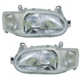 Scheinwerfer Set für Ford Escort MK7 ab 1995- H4 Halogen Streuscheibe CLASSIC