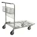 Kongamek Grossgüterwagen stapelbar 1170x700x980mm Maschenboden+Korb 200kg Tragk.