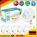 1/6/12x LED Einbaustrahler Dimmbar Einbauleuchten Flach Decken Einbau Spot Set 