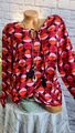Aniston Bluse Shirt Langarm mehrfarbig gemustert Viskose bis Gr 48 Damen (5 027)