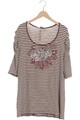 TAIFUN T-Shirt Damen Shirt Kurzärmliges Oberteil Gr. EU 44 Braun #a64f8ba