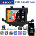 DAB+ Für Opel Astra K 2015-2019 64G Carplay Autoradio Android 14 GPS Navi BT KAM