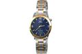 Meister Anker Herren Armbanduhr Metall Bicolor Funk Quarzwerk blaues Zifferblatt