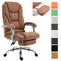 Bürostuhl Pacific Kunstleder Schreibtischstuhl Chefsessel Fußstütze Drehstuhl