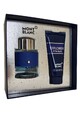 Mont Blanc Explorer Ultra Blue Homme Set EDP Spray 60ml Duschgel 100ml