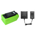 Li-Ion Akku 40V 3000mAh + Ladegerät passend zu Greenworks G40LM45K4 G40LM45K2X