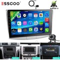 10,1" Android 13 Autoradio 32GB GPS Navi WIFI BT RDS mit Kamera Für VW Passat B7