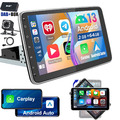 DAB+ 10" Android 13 Autoradio 1DIN mit Bluetooth 360° Drehbar Bildschirm GPS Nav