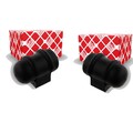2x FEBI 18mm STABILAGER VORNE passend für RENAULT 19 CLIO MEGANE LINKS+RECHTS
