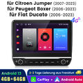 10.1''AUTORADIO GPS NAVI ANDROID 13 DAB+ BT WIFI CARPLAY FUR FIAT DUCATO Peugeot