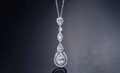 AAA + Zirkonia Collier CZ Halskette Premium Qualität Hochzeit Party Brautschmuck