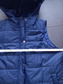 Steppweste lang Marine blau Gr. 46-48