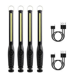 COB LED KFZ Arbeitsleuchte Akku Werkstattlampe Handlampe Magnet Stablampe USB
