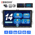 Android 14 32G Carplay Autoradio 9" GPS Kamera Für VW GOLF 5 Caddy Tiguan Touran