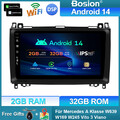 Für Mercedes A Klasse W639 W169 W245 Vito 3 Viano Android14 Car Autoradio GPS