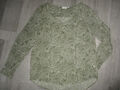 Bluse/Tunika von VILA, Farbe grün mit Muster, ungetragen, Gr. 40