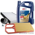 ATEC INSPEKTIONSPAKET FILTERSATZ SET A+5L EUROLUB 5W-30 FÜR VW GOLF 4 1J 1.4 1.6