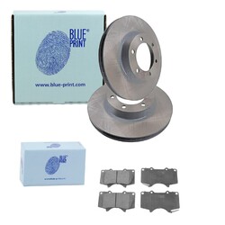 BLUE PRINT BREMSSCHEIBEN 338mm + BELÄGE VORNE passend für TOYOTA LAND CRUISER