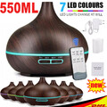 550ML Timer Ultraschall Luftbefeuchter Aroma Diffuser Diffusor Humidifier 7 LED