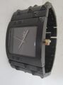 Armbanduhr Metallband Quarzuhr schwarz Biker Metallband Geschenk Box