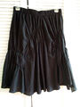 Rock neu Gr. M 46/48 studio schwarz  asymmetrisch gerafft ohne Futter ausgestell