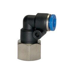 Riegler L-Steckverschraubung »Blaue Serie« drehbar G 1/4 innen Ã˜ 6 mm