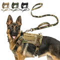 Militär Taktisches Hundegeschirr mit Hundeleine Molle Weste für PITBULL Boxer 