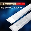 30-150cm LED Wannenleuchte Feuchtraumlampe Deckenleuchte Werkstatt Keller Röhre